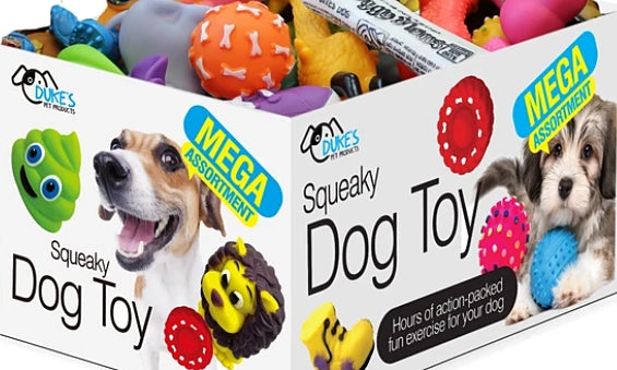 Pet Squeaker Toys in fun designs