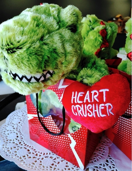 Valentine Dinosaur Gift Bag